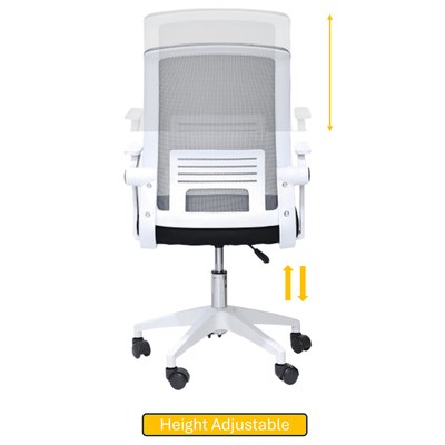 Arfan Ergonomic Office Chair with Lumbar Support, Thicker Cushion, 360-Degree Swivel, Adjustable Height, and Smooth Casters – Durable & Comfortable Desk Chair for Home and Office