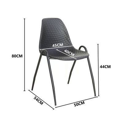 Arfan Stackable Chairs with Ergonomic Design, Durable Polypropylene Seat & Back, Easy Storage, and High Weight Capacity – Perfect for Home, Office, and Waiting Areas - Image 5