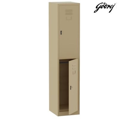 Godrej 2 Door Steel Locker with Heavy-Duty Construction, Spacious Storage, and Scratch-Resistant Beige Finish - Image 5
