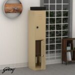 Godrej Digital 2 Door Locker with Advanced Touch Screen Lock, Heavy-Gauge Steel, and Sleek Beige Finish
