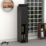Godrej Digital 2 Door Locker with Advanced Touch Screen Lock, Heavy-Gauge Steel, and Sleek Black Finish