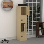 Godrej Digital 4 Door Locker with Advanced Touch Screen Lock, Heavy-Gauge Steel, and Sleek Beige Finish