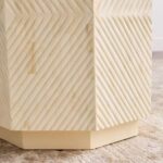 Anu Side Table-Bone Carved