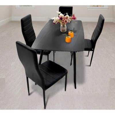 LHFHOMT-5 Pieces Dining Sets 1+4 Seater dining Table Set, Furniture for dining room