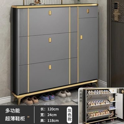 LHFHOMT Wooden Shoe Cabinet to Organize the Shoes – Sturdy Shoe Cabinet With Flip Doors - Image 3