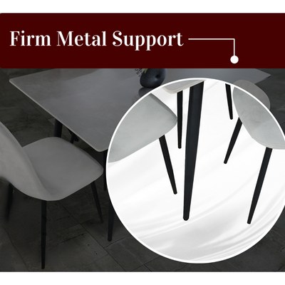 LHFHOMT 5 Piece Living Room Table Set,1 Big Center Table and 4 Pices Small Tables,Luxury Center table Tabletop Glass For Living Room, office - Image 3