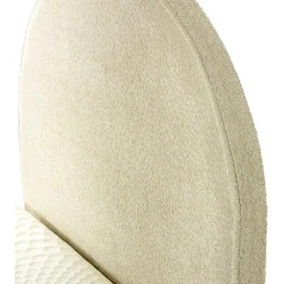Teddy High FB Kids Bed W 135 x L 200-Velvet White with 1-Year Warranty - Image 2
