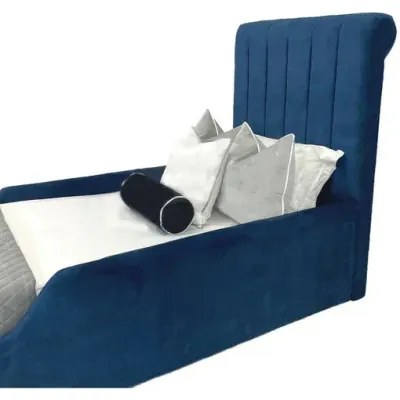 Sienna Kids Bed W 120 x L 200-Blue with 1-Year Warranty - Image 2