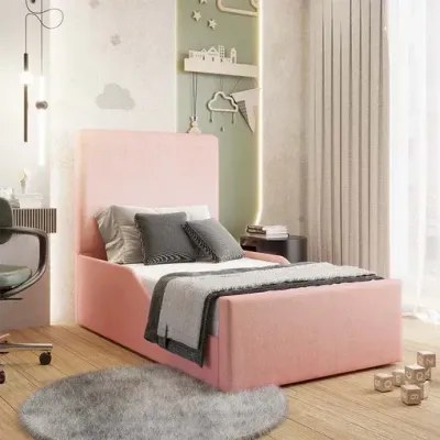 Starlight Kids Bed W 135 x L 200-Pink with 1-Year Warranty - Image 2