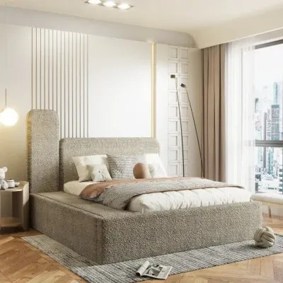 Egremont Kids Bed W 135 x L 200-Boucle Beige with 1-Year Warranty - Image 2