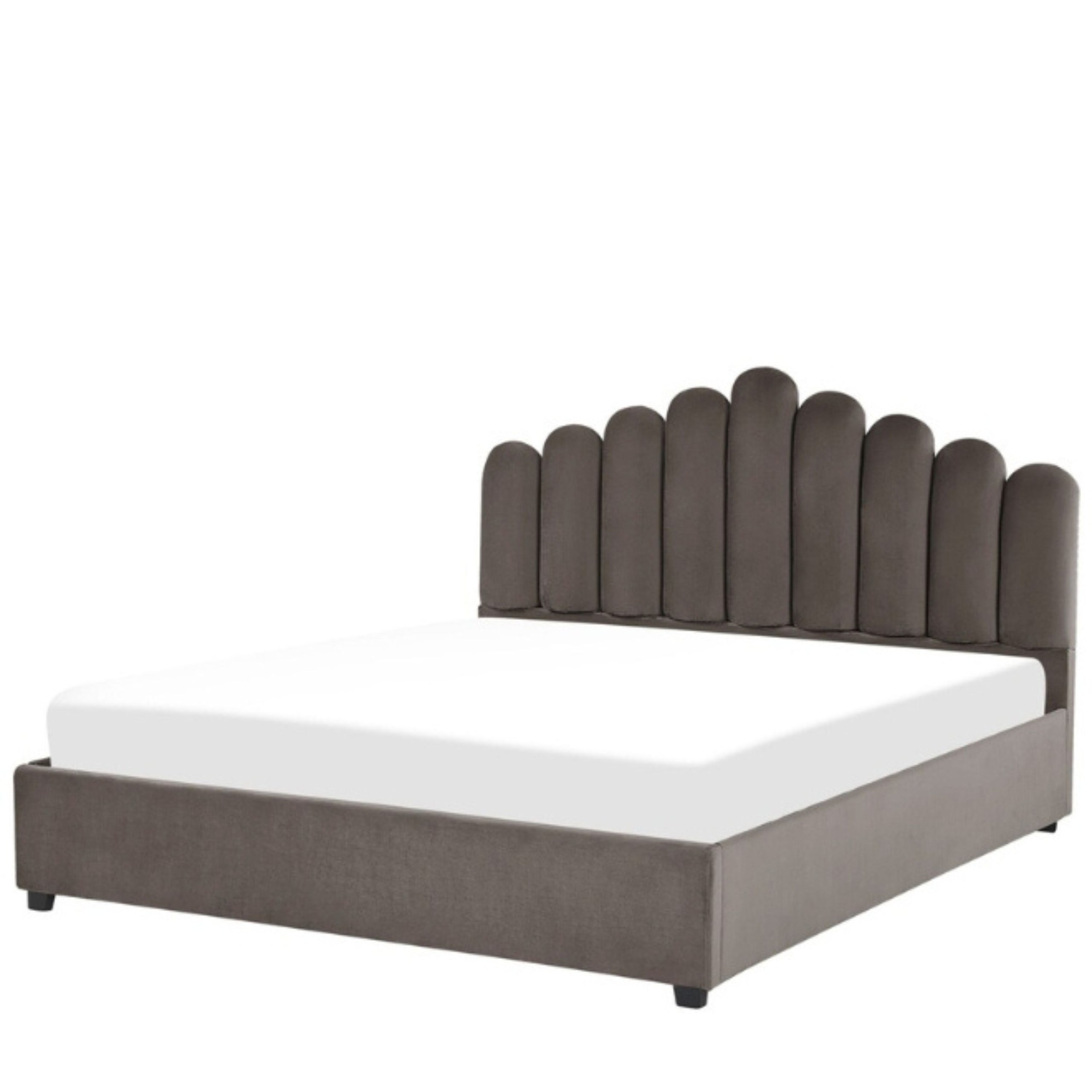 Dreamy Bliss Tufted Upholstered Single Size Bed (100 X 200 CM) Dark Brown Chocolate Color - Image 2