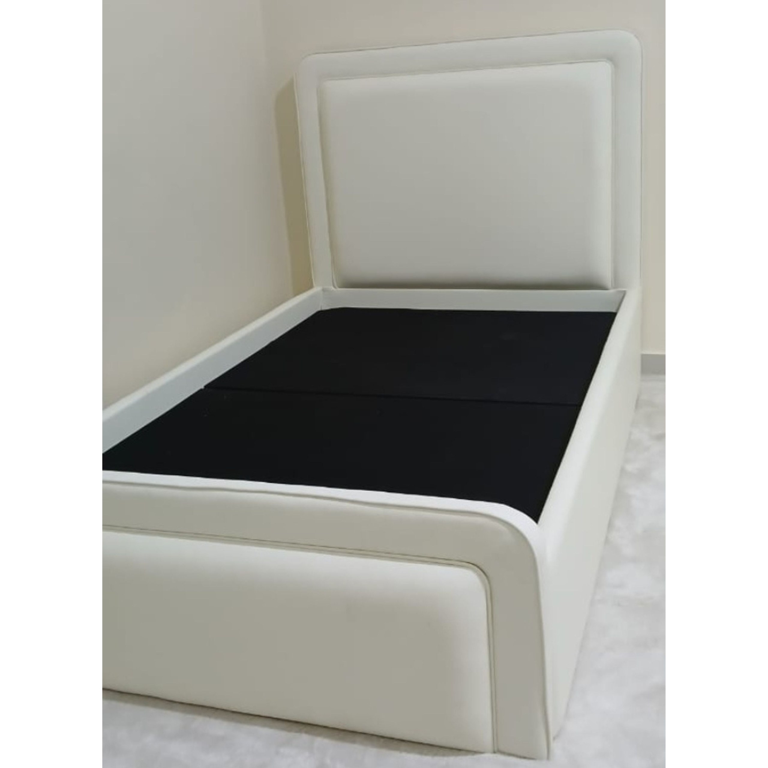 Peaceful Haven Upholstered King Size Bed (180 X 190 CM) Beige Color - Image 2