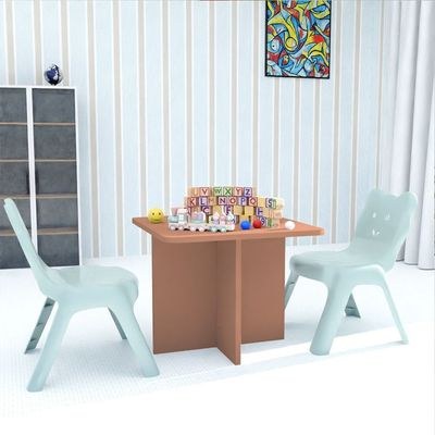 Mahmayi Modern Ergonomic Child Desk for Kids, 60x50cm, Round Edges, Durable, Safe, Comfortable Learning Space, Easy to Clean Ideal for Toddlers and Pre-schoolers - Caramel Nude - Image 4