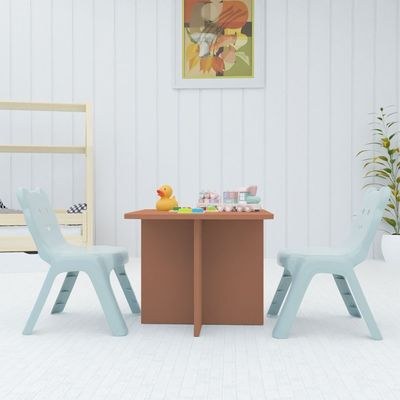 Mahmayi Modern Ergonomic Child Desk for Kids, 60x50cm, Round Edges, Durable, Safe, Comfortable Learning Space, Easy to Clean Ideal for Toddlers and Pre-schoolers - Caramel Nude - Image 5