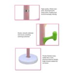 Arfan Freestanding Coat Rack – Metal Clothing Hanger with 8 Multi-Color Hooks | Easy Assembly for Entryway, Bedroom & Hallway | Coat Stand for Hats, Bags, Clothes & Umbrellas (Pink)