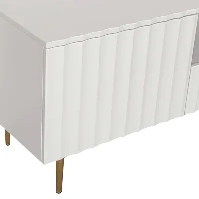 Flute Tv Unit White 200cm - Image 5