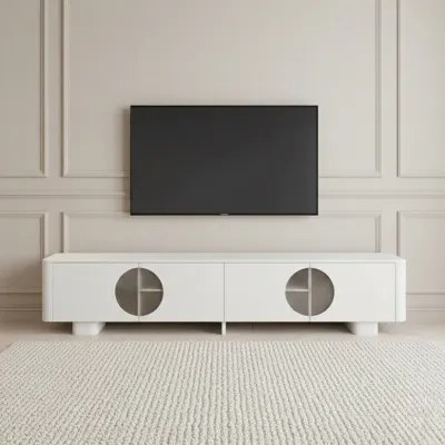 Como Tv Unit White 200cm