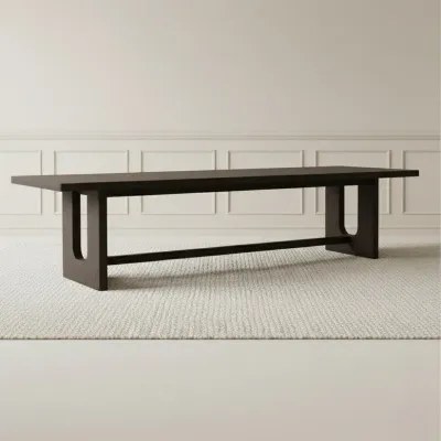 Peru 6-Seater Dining Table Black - Image 3