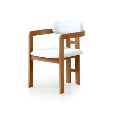 Mara Dining Chair Natural White - Image 3