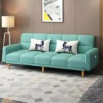 Sponge Cushion Leisure L shaped Corner Fabric Sofa
