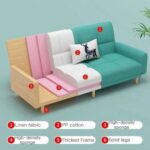 Sponge Cushion Leisure L shaped Corner Fabric Sofa