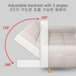 Sponge Cushion Leisure L shaped Corner Fabric Sofa