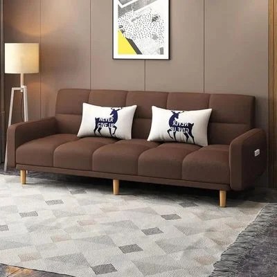 Sponge Cushion Leisure L shaped Corner Fabric Sofa