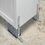 Tactix Metal Storage Cabinet with Adjustable Shelf and Sliding Doors, Steel Locking Storage Cabinet for Home, Office, Garage, Utility Room and Basement, 89W x 47D x 83.4H cm- 326256