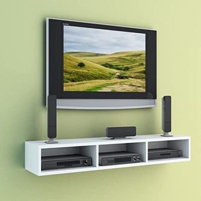 Wall Mounted TV Unit and Cabinet Measuring 90x24x18 cm - Image 4