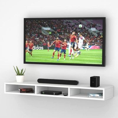 Wall Mounted TV Unit and Cabinet Measuring 110x24x18 cm - Image 3