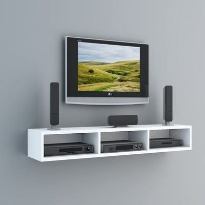 Wall Mounted TV Unit and Cabinet Measuring 90x24x18 cm - Image 2