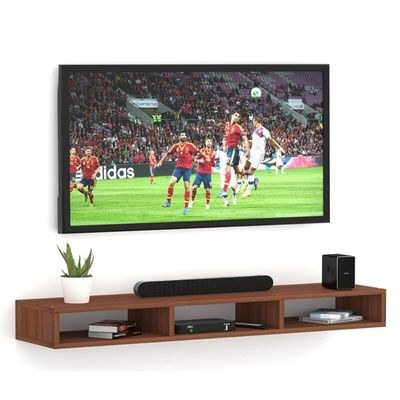 Wall Mounted TV Unit and Cabinet Measuring 110x24x18 cm - Image 5