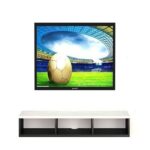 Wall Mounted TV Unit and Cabinet Measuring 90x24x18 cm