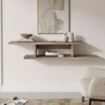 Floating TV Cabinet Stand Wall Mounted Media Console Shelf