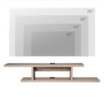 Floating TV Cabinet Stand Wall Mounted Media Console Shelf