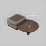 Multi-Function Lift-Top Coffee table 110cm Extendable To 132cm