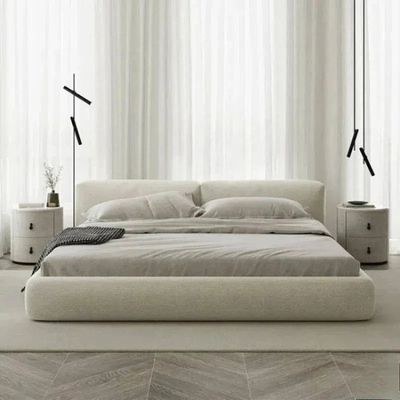 Boucle Contemporary Bed Frame - Super King Size - 200×200