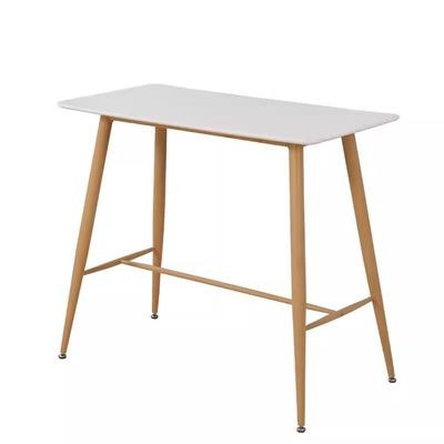 Jeffcoco Furniture 1.2m High Bar Table and Bar Stool Set For Bar Counter Home Kitchen Dining Room (Bar Table One Piece) - Image 4