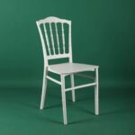 Jeffcoco Furniture stackable chair Injection processing Fixed leg plastic leisure chair outdoor/indoor outside/inside Patio/Garden chair Water/sun proof Dining chair (white 1pc)