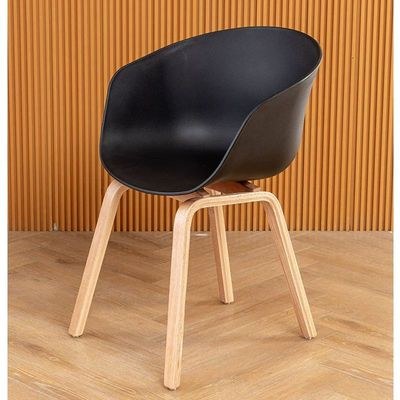 Jeffcoco Furniture Leisure Chair For Lounge,Dining desk chair Black 1 pcs - Image 2
