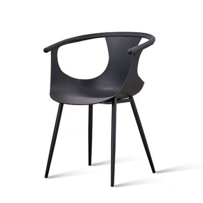 Jeffcoco Furniture Leisure Chair For Lounge,Dining desk chair Black 1 pcs