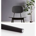 Jeffcoco Furniture Restaurant Dining Chair Outdoor Indoor Plastic Chair,Stackable Dining Chair,1pcs Black