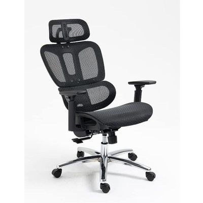 Jeffcoco Furniture Black Mesh Multi-Functional Swivel Office Chair with Lumbar Support, Adjustable Height, 360-Degree Rotation, Ergonomic Design, and Rolling Wheels for Home, Office, or Gaming - Image 4
