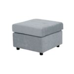 Lara 3-Seater Fabric Left & Right Reversible Corner Sofa - Greenish Grey - With 2-Year Warranty