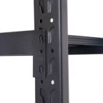4 Tier Garage Shelving Steel Shelf 300kg Each Shelves (L100 x W60 x H200cm) (Black)