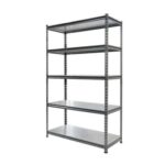 5 Tier (200KG Per Shelf) Rivet Shelves Storage Rack 120 Lx 45D x 200Hcm