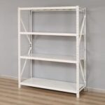 300kg (150L*60D*200Hcm) Heavy Duty 4 Layer Warehouse Garage Storage Shelving White
