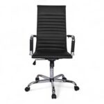 Arctic Height Adjustable Office Chair with 360° Swivel Rocking for Home Office or Desk (Black)