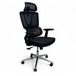 Brocelle Egro Working Office Chair with 360° Swivel & Recline Mesh Chair (Black)