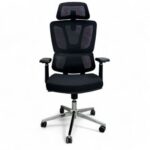 Brocelle Egro Working Office Chair with 360° Swivel & Recline Mesh Chair (Black)